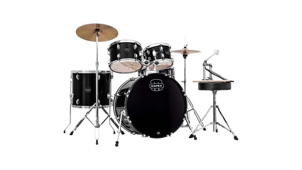 Bateria Mapex Prodigy Black Dark 5 Peças Com Banco 