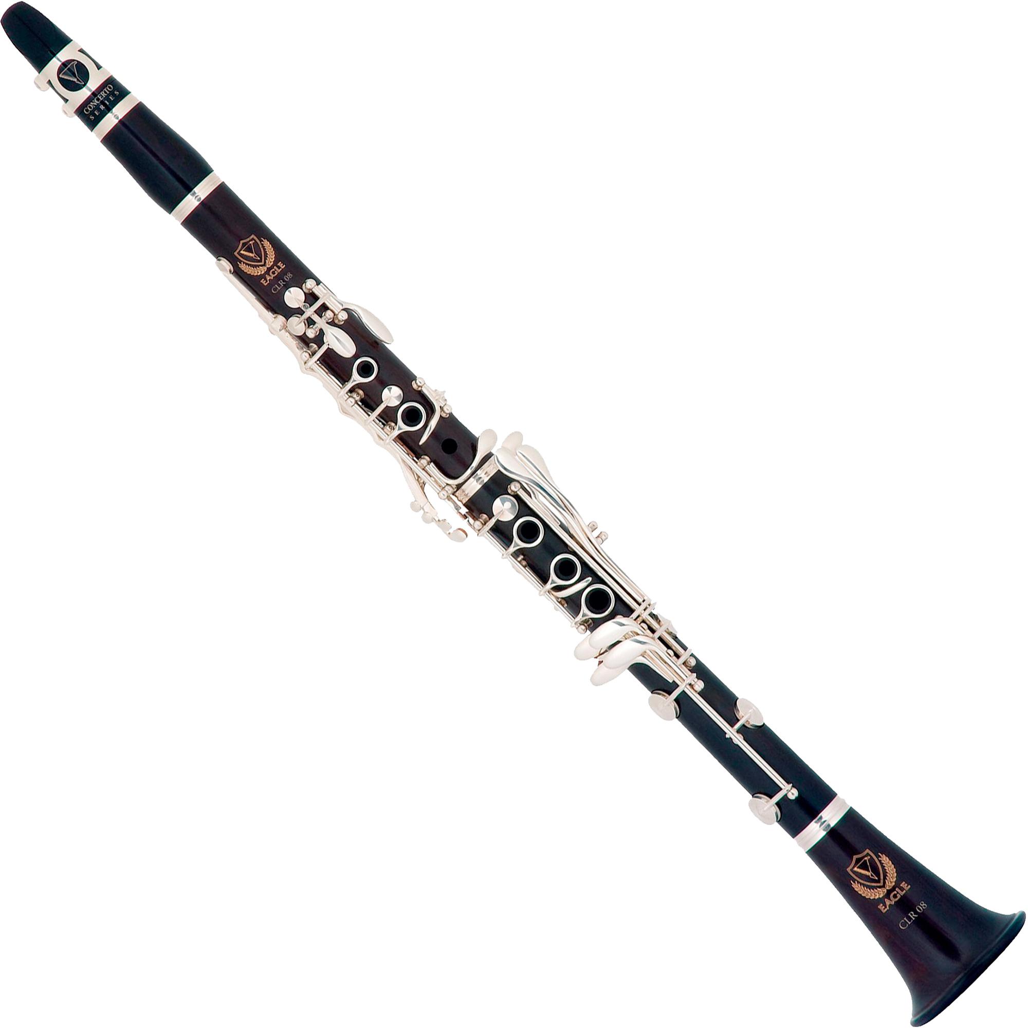 Clarinete bb Cl04 Preto Brilhante Eagle 