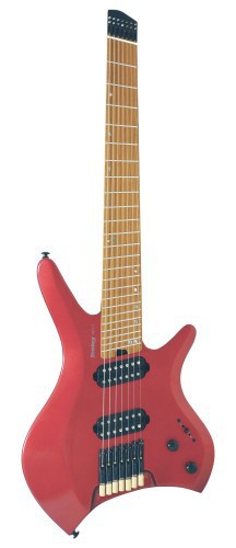 Guitarra Strinberg 7 Cordas Headless Next Red Com Bag 