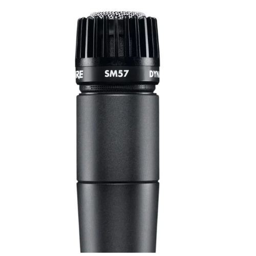 Microfone Dinâmico Shure Sm57-lc Cardioide Xlr Para Instrumentos e Voz 