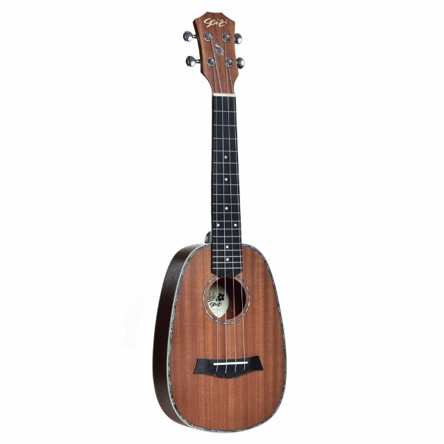 Ukulele Seizi Maui Plus Pineapple Concert Acústico Sapele Com Bag 