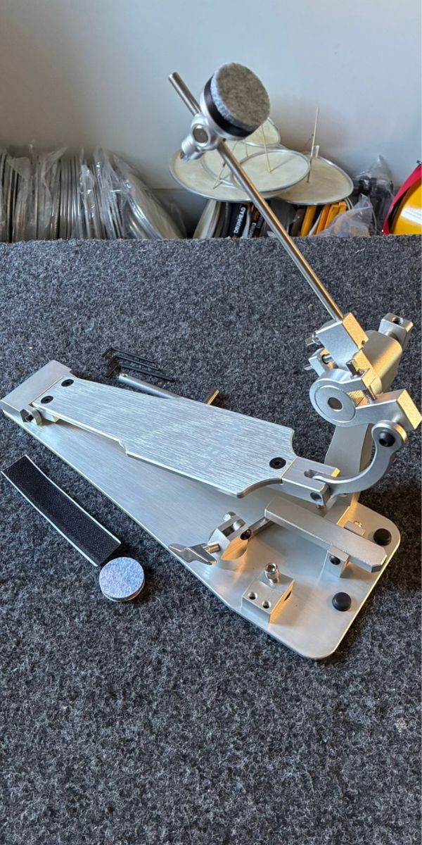 Pedal Bumbo X-pro by c. Ibañez Vortex Direct Drive Ultra Leve em Alumínio Estilo Axis Com Mola Extra 