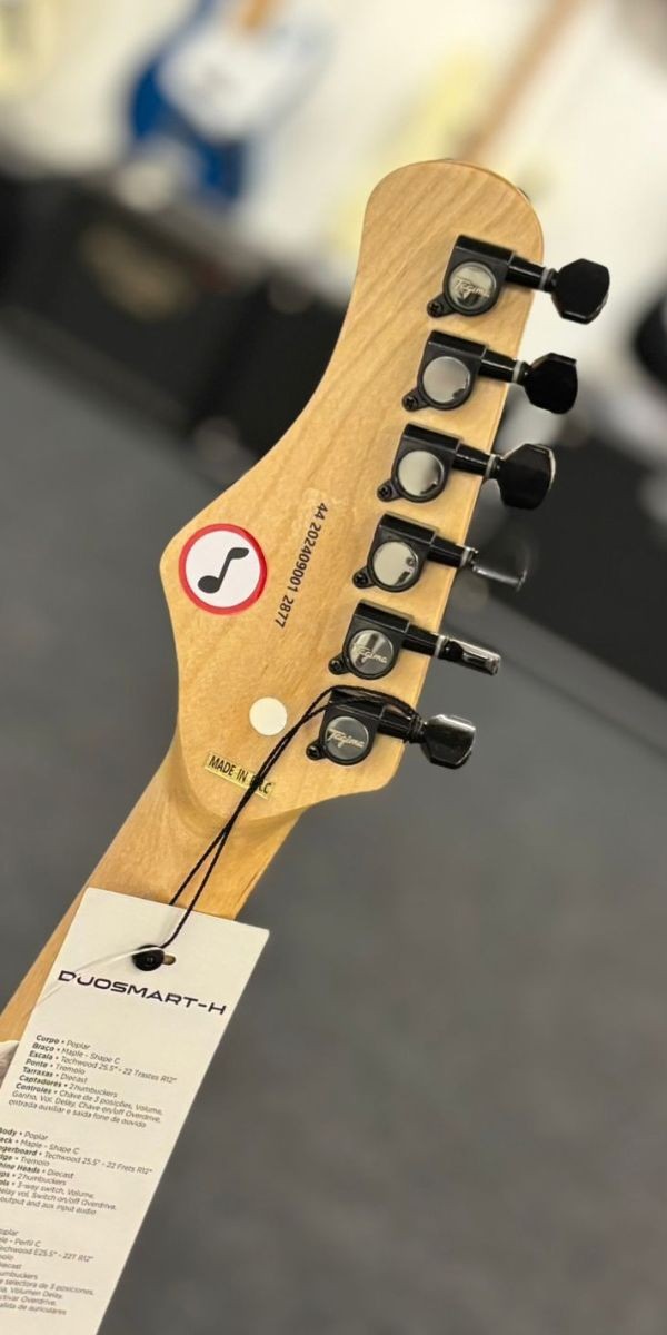 Guitarra Tagima Offset 2h Escala Escura Escudo bk Duo Smart-h Candy Apple 