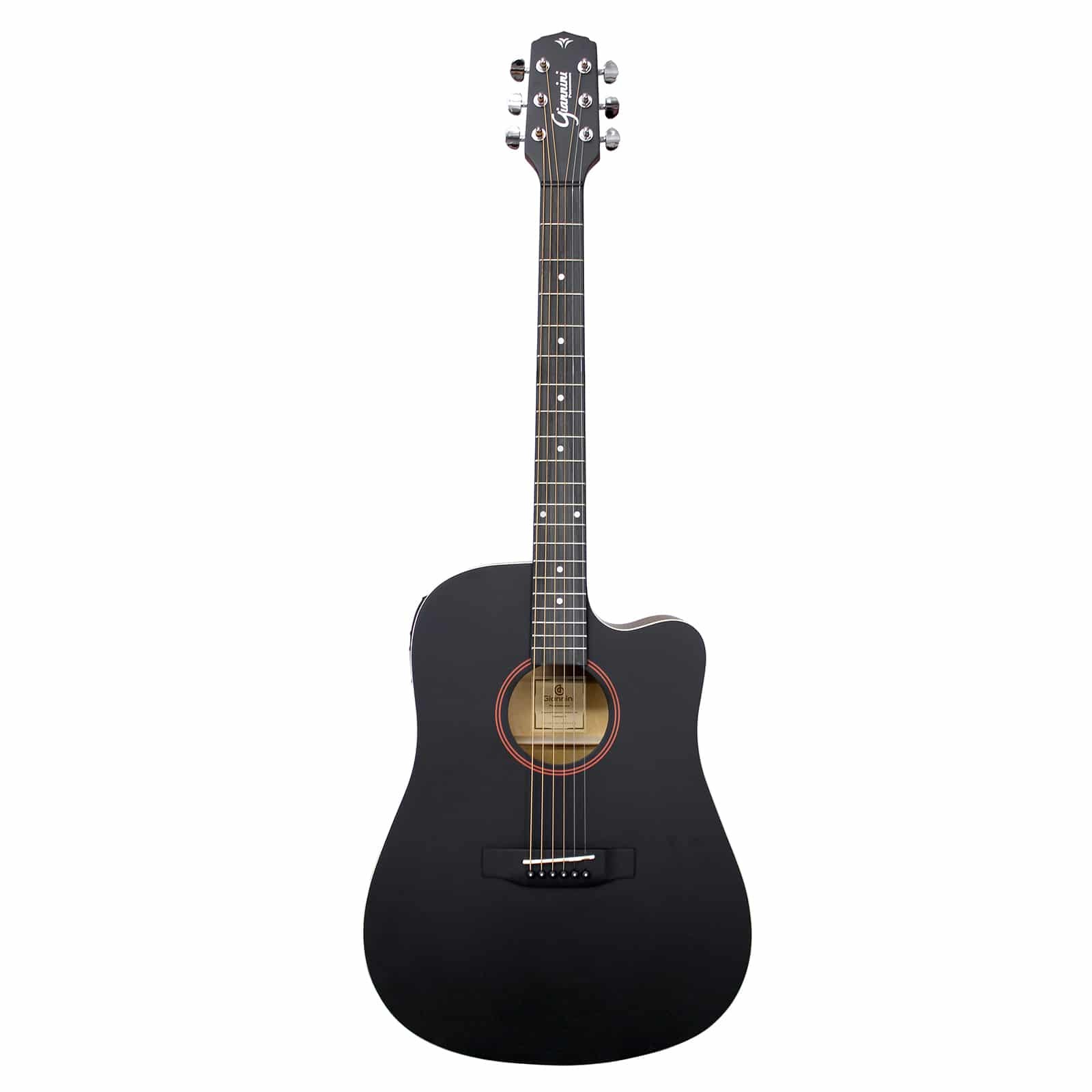 Violão Aço Eletroacústico Giannini Performance Gdc-1 Ceq Color Top Black (ctbk) 