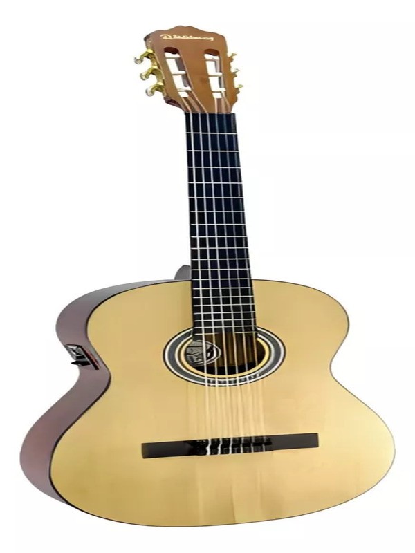 Violão Eletroacústico Waldman Clex1000 Natural Nylon Tampo Sólido 