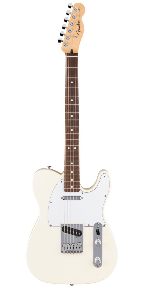 Guitarra Fender Standard Telecaster Olympic White Laurel Com Escudo Branco 