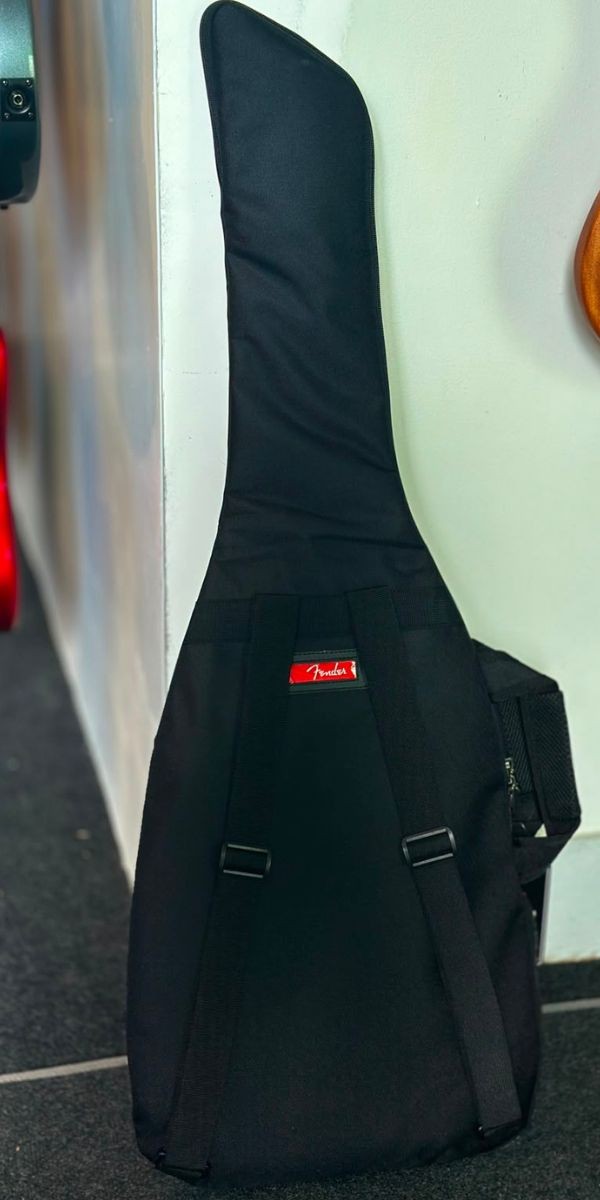 Bag Para Guitarra Fender Fe405 Preta Gig Bag Acolchoada 5 mm 