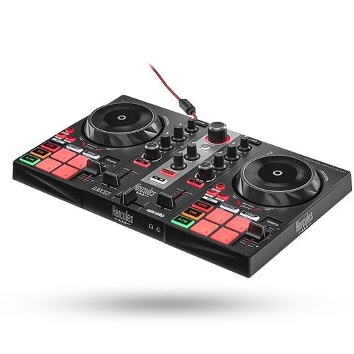 Kit dj Hercules Djlearning Kit Mk2 Brazil Com Controladora Inpulse 200 Mk2 Monitores e Fone 