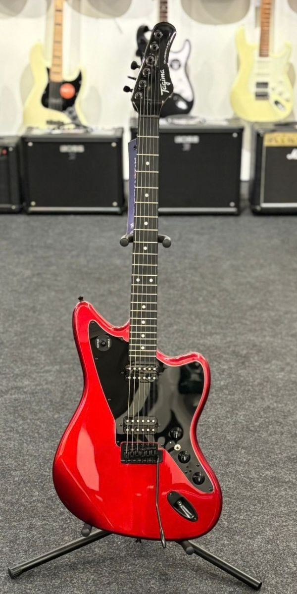 Guitarra Tagima Offset 2h Escala Escura Escudo bk Duo Smart-h Candy Apple 