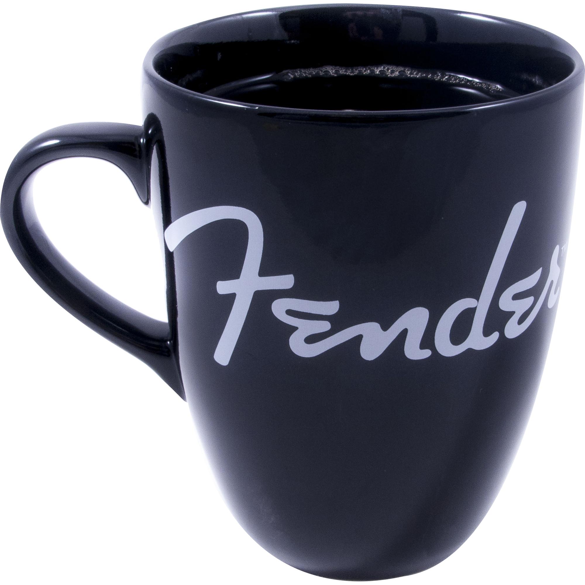 Caneca em Cerâmica Bistro Preta Fender 