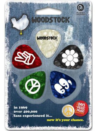 Palheta Guitarra Woodstock - Display 10 Unid 