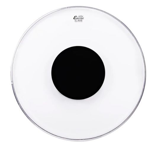 Pele Encore by Remo Controlled Sound Clear 14" Com Círculo Preto En-0314-ct 