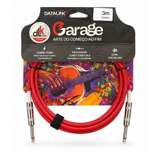 Cabo P10 P10 3m Datalink Garage Vermelho 