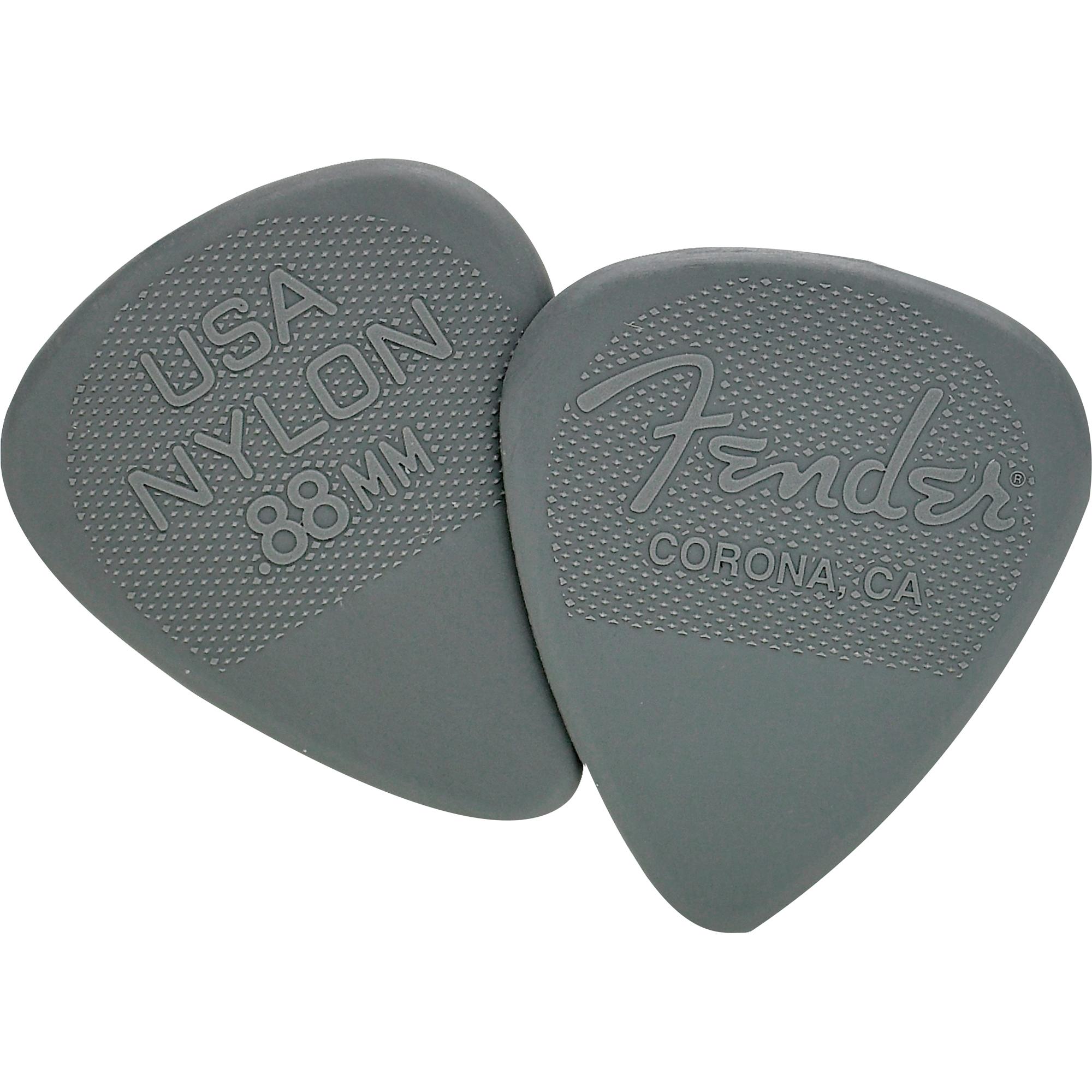 Palheta Nylon Pick 0.88 Média Grossa Gray Fender (c/ 12unid.) 