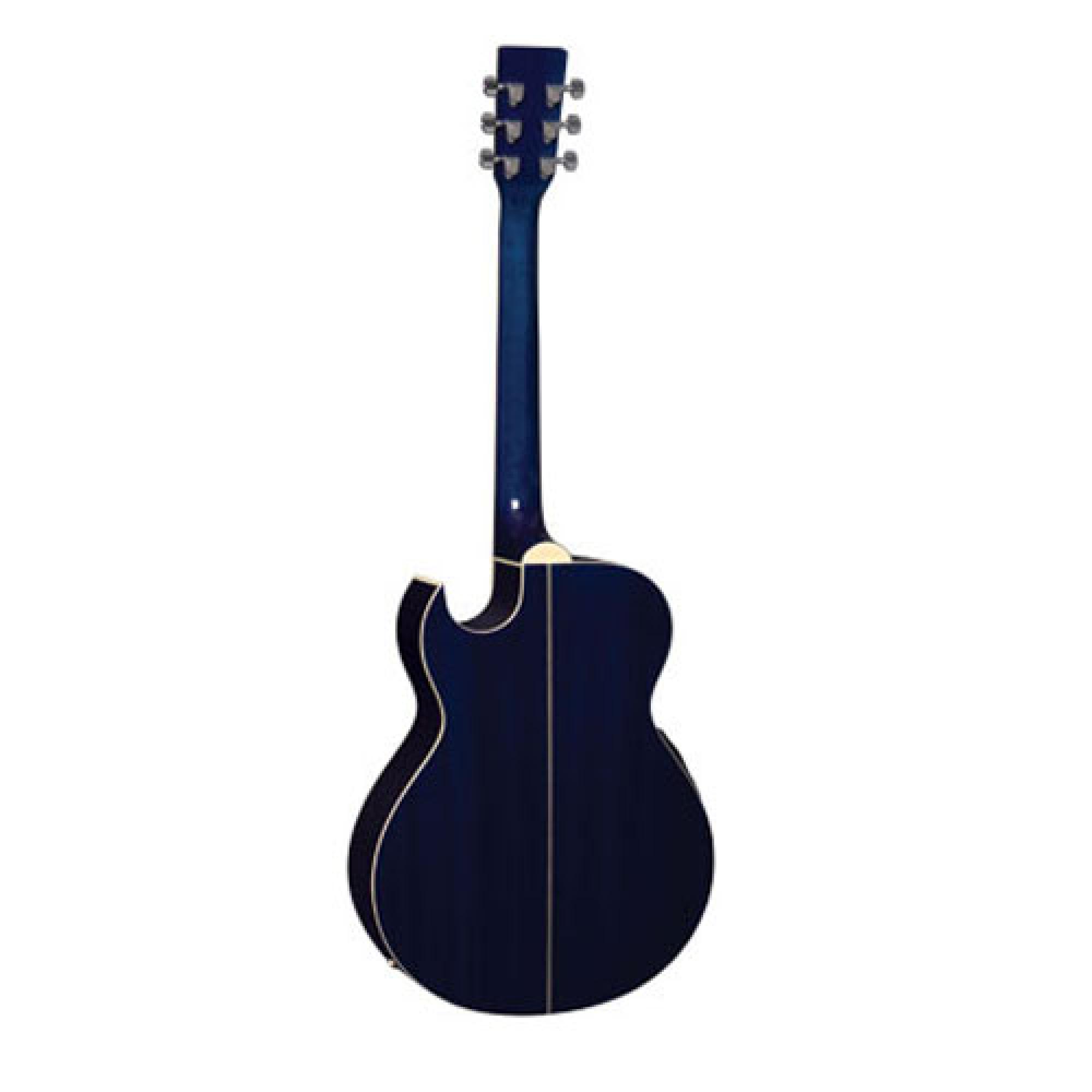 Violão Eletroacústico Mini Jumbo Aço Gl36-blb Blueburst Eagle 