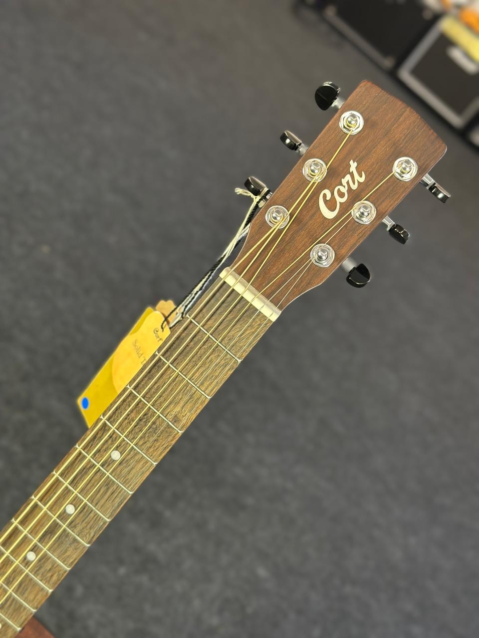 Violão Aço Cort Com Efeitos Earth go Open Pore Brown Burst Com Bag 