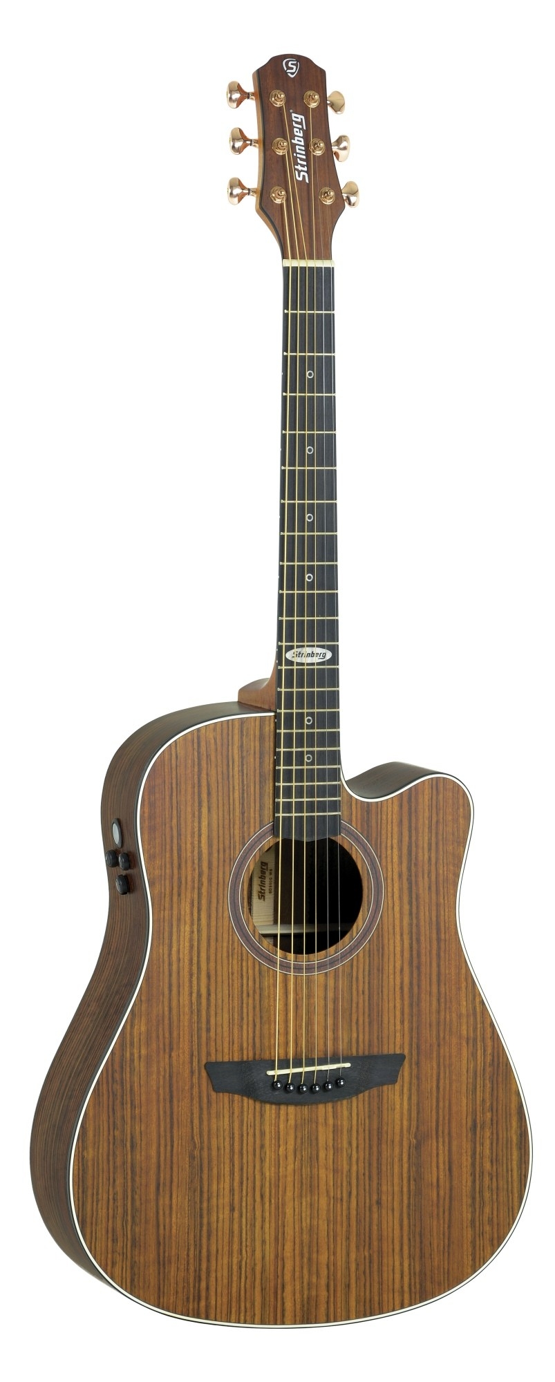 Violão Strinberg Sd300c Aço Eletroacústico Walnut 