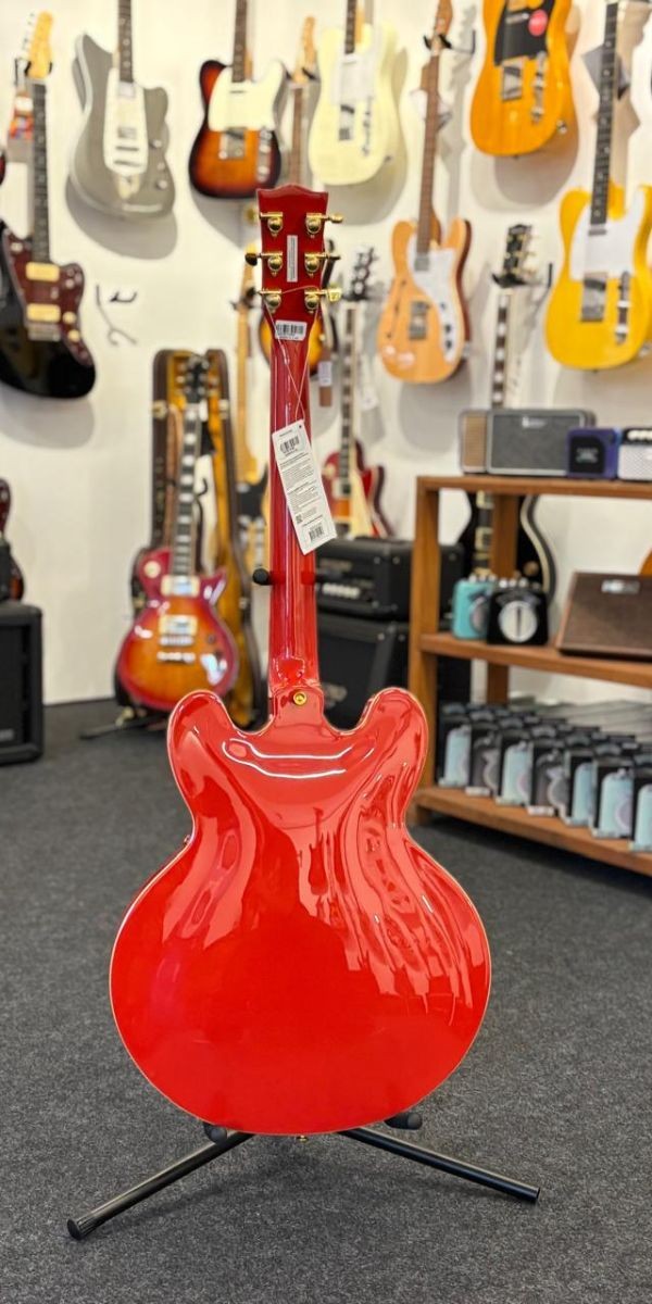 Guitarra Elétrica Giannini Sonic Deluxe Diamond Gae06 Dlx rd Red Semiacústica 