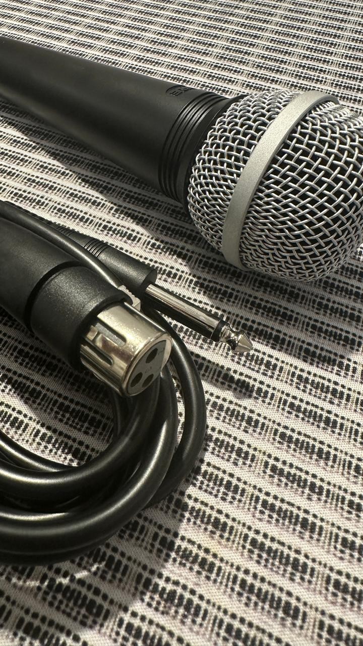 Microfone Shure Sv100 Bastão Com Fio 
