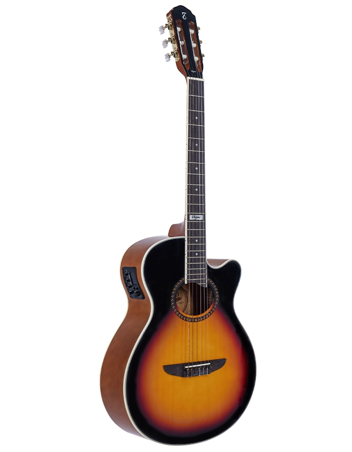 Violão Tagima Vegas Nylon Elétrico Sunburst 