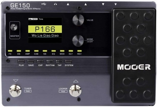 Pedaleira Mooer Ge150 Multi Efeitos Para Guitarra 