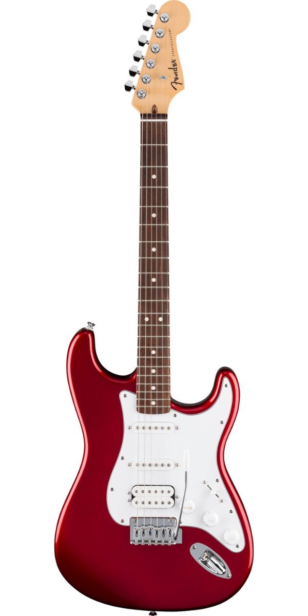 Guitarra Fender Standard Stratocaster Hss Candy Cola Laurel Com Escudo Branco 