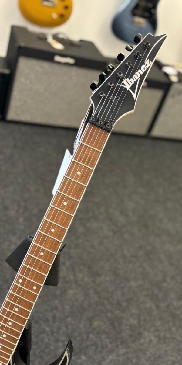 Guitarra Ibanez Rg420ex Bkf Black Flat hh Com Floyd Rose 