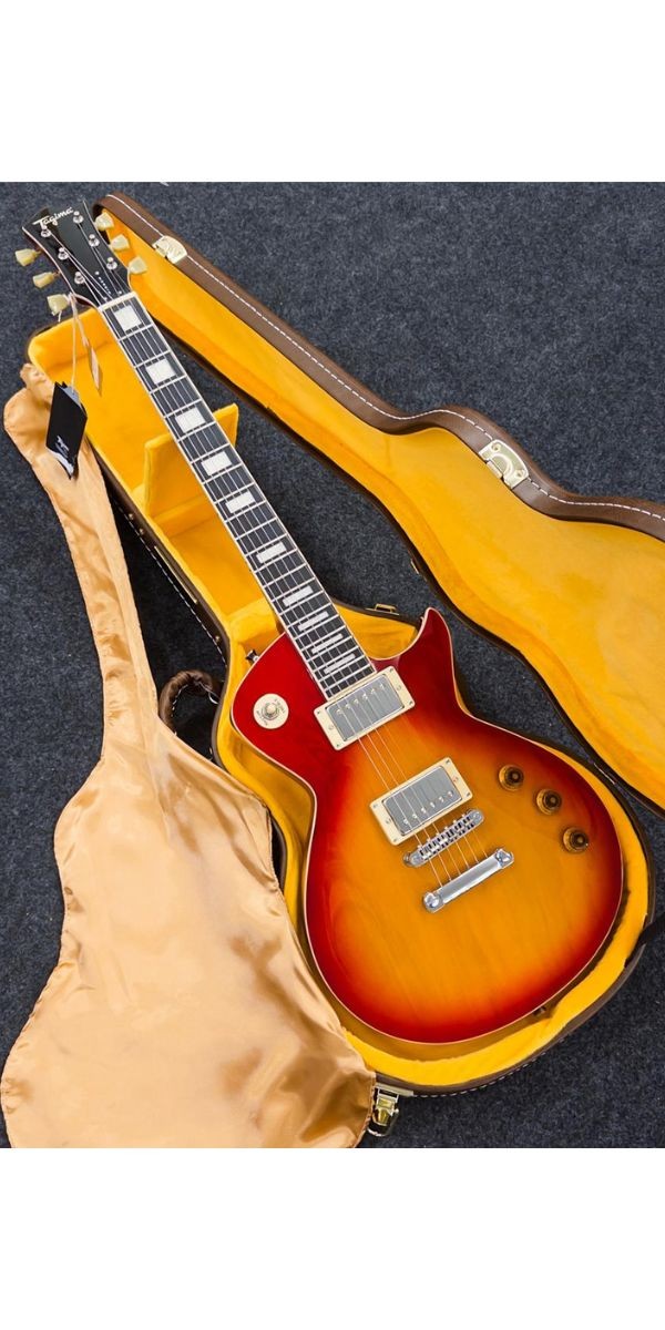 Guitarra Tagima Custom Com Case Escala Escura Mirach Cherry Burst 