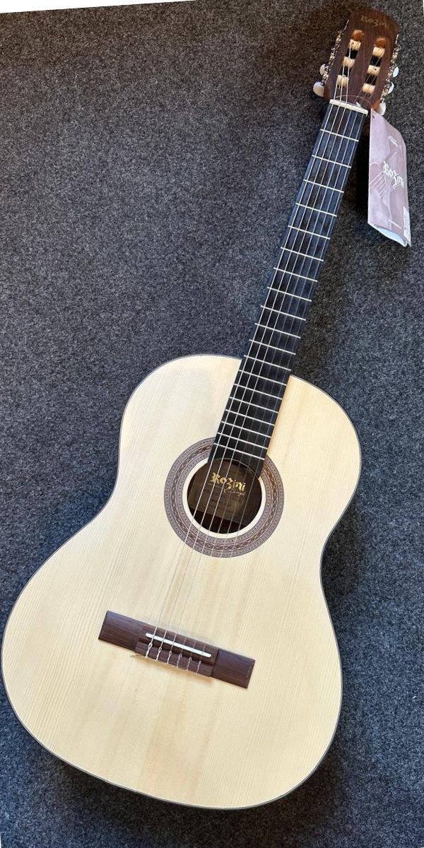 Violão Nylon Acústico Rozini Rx210 Acflp Natural Fosco Studio Clássico 