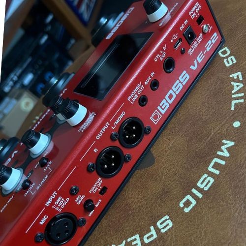 Pedal Boss Ve-22 Vocal Performer Para Voz Com Harmonizer, Efeitos e Looper 