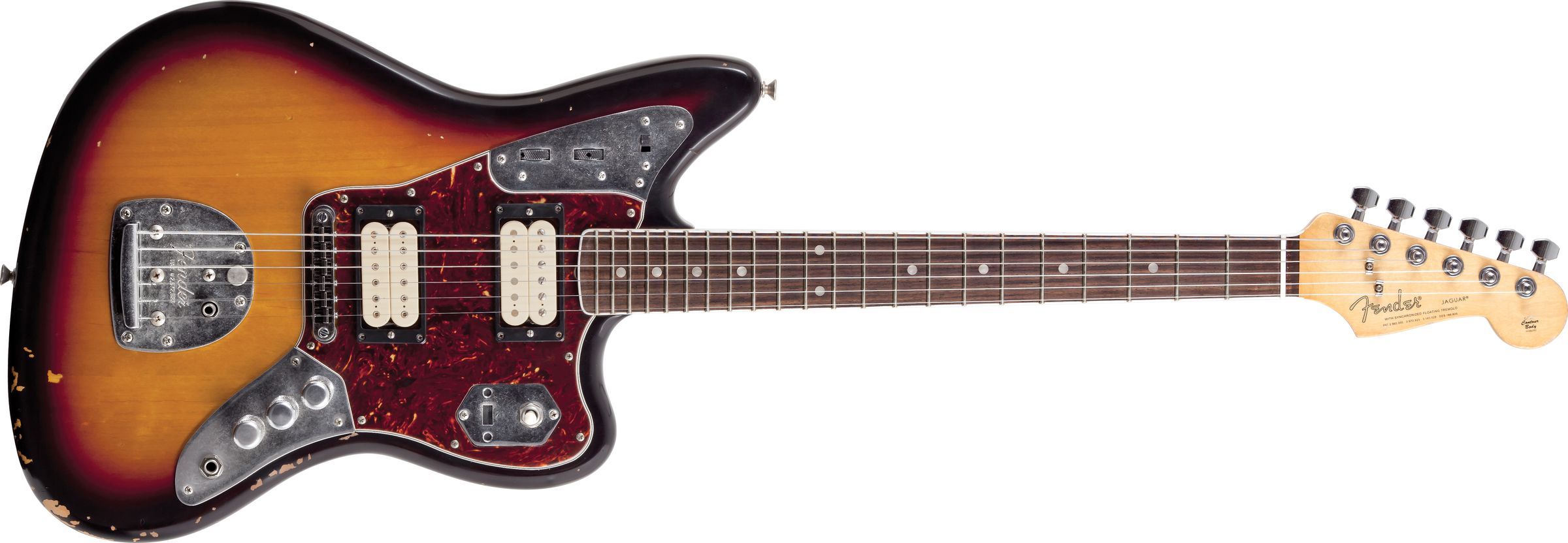 Guitarra Fender 014 3000 - Sig Series Kurt Cobain Jaguar - 700 - 3-color Sunburst 