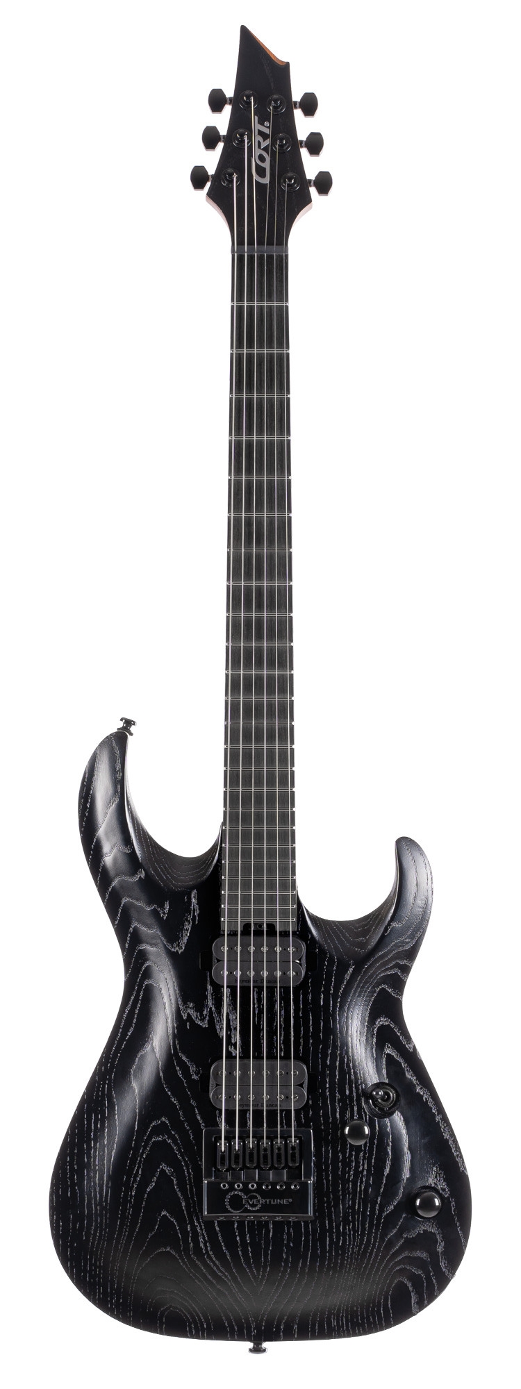 Guitarra Cort Kx700 Evertune Open Pore Black Com Bag 