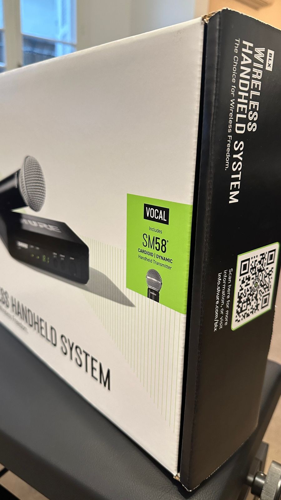 Sistema de Microfone Sem Fio de Mão Blx-24br/sm58 M15 - Shure 