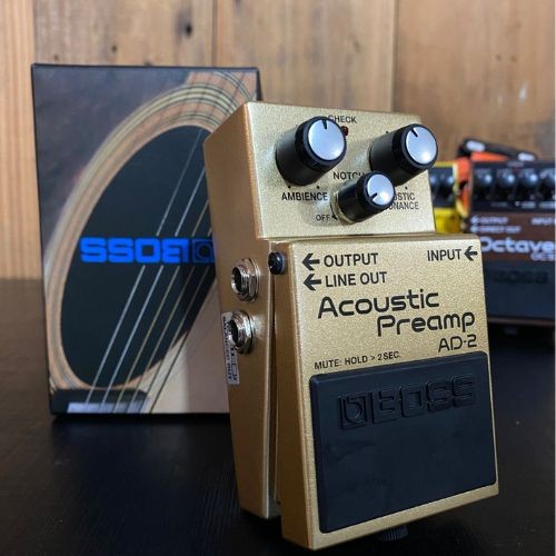 ギター BOSS AD-2 Pedal Boss AD-2 Acoustic Preamp Para Violão | Musica Center