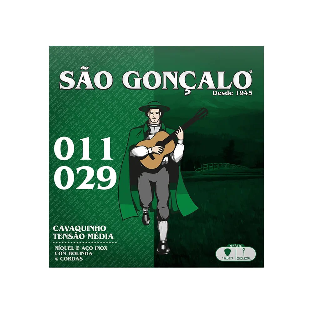 Corda .011 Níquel Com Bolinha Para Cavaco São Gonçalo 