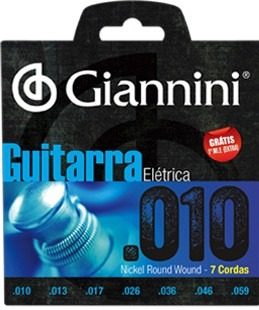 Encordoamento Giannini Guitarra 010 Hibr Geegsth.10          