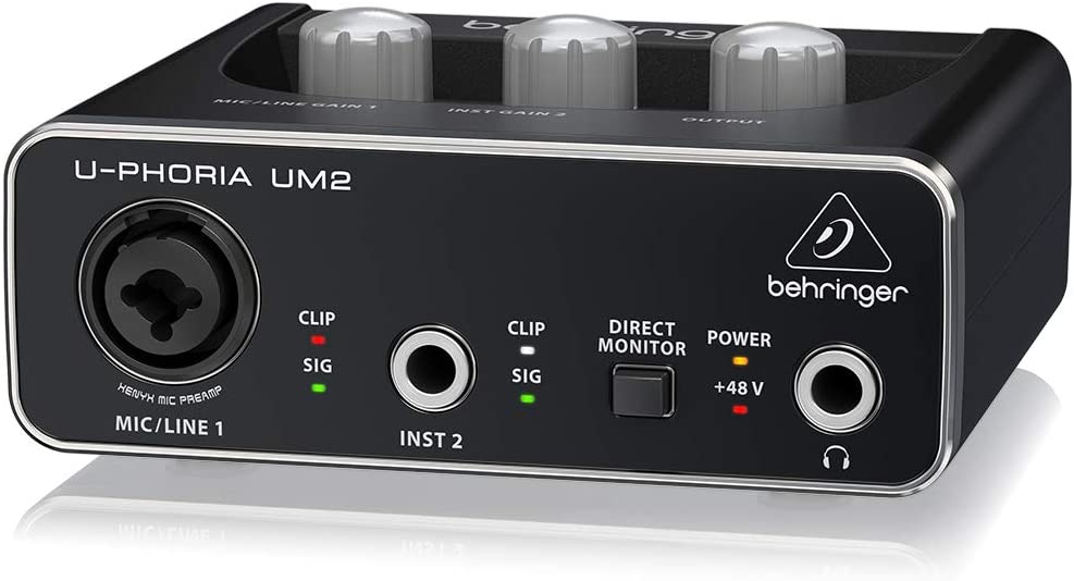 Interface de áudio Behringer Um2 