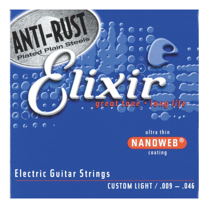 Encordamento 009 Custom Light P/guitarra Elixir 