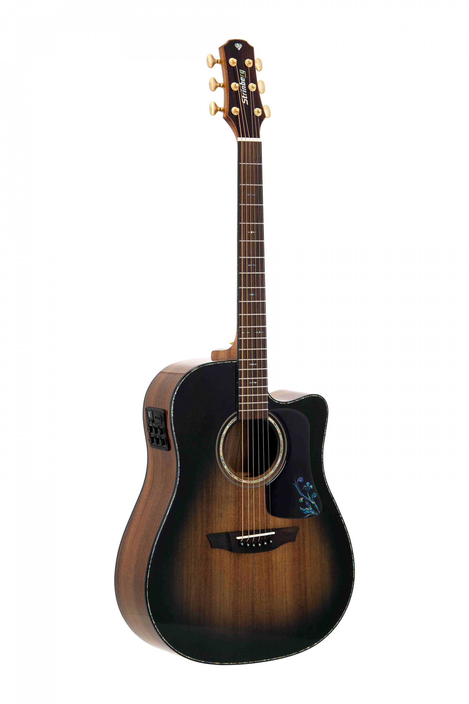 Violão Aço Elétrico Strinberg Diamond Dd6sc Koa 