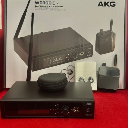 Monitor Sem Fio Akg Wp300 Iem Uhf Bodypack + Fone K23 