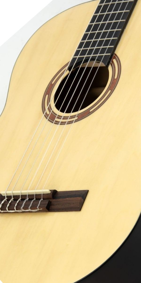 Violão Concert Cn390 Natural Acústico Clássico Nylon 39” Com Tensor 