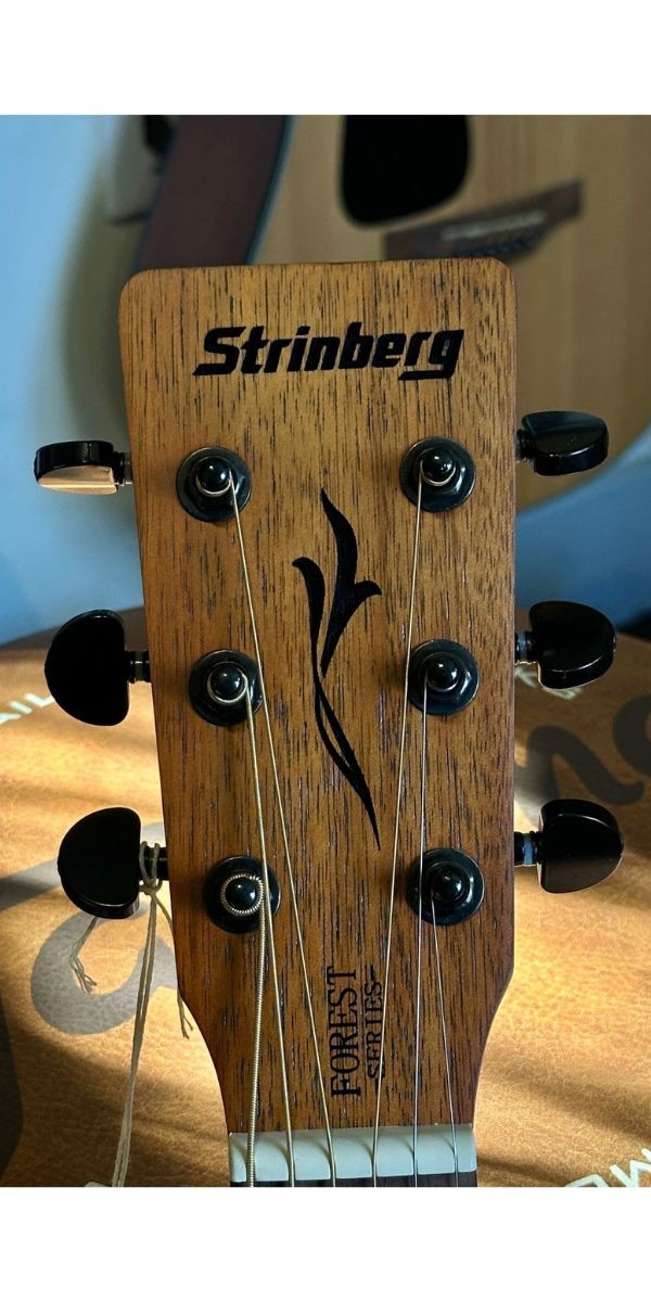 Violão Strinberg Forest Fs4d ks Koa Satin Folk Eletroacústico Aço Com Pré Se-50 e Afinador 