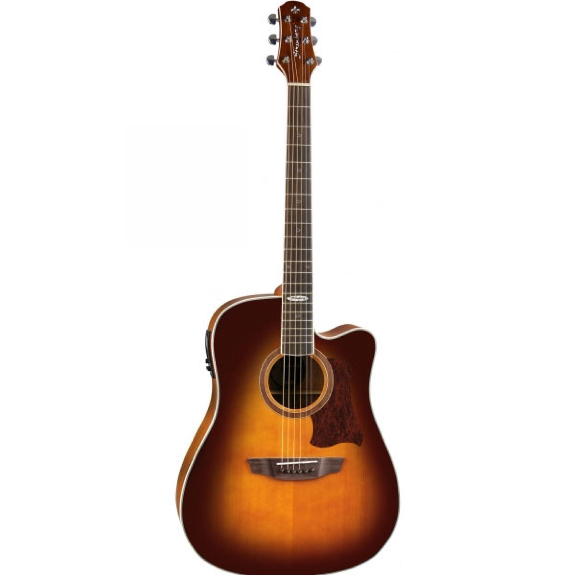 Violão Eletroacústico Folk Aço Sd20c Honeyburst Strinberg 