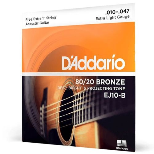 Encordoamento D'addario Violao 010 - Ej10b 
