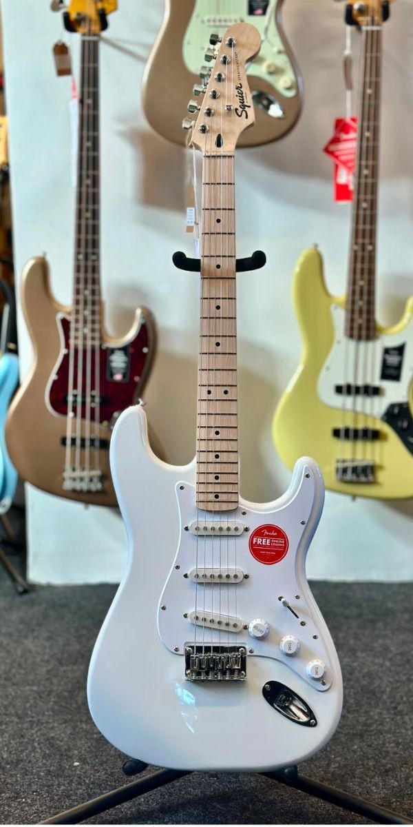 Guitarra Squier Sonic Stratocaster ht Maple Arctic White | Openstage 