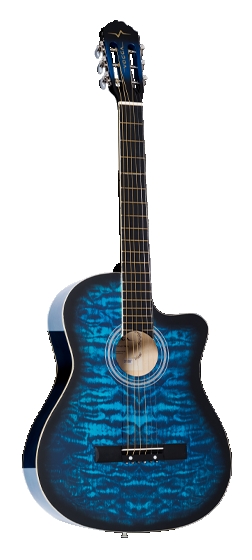 Violão Vogga Vca227nc Nylon Acústico Azul 