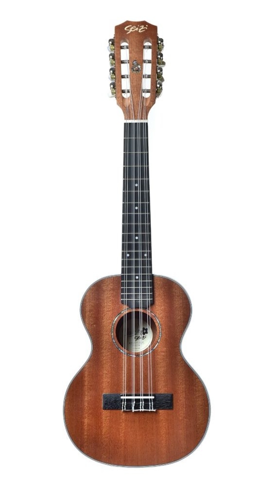 Ukulele 8 Cordas Tenor Seizi Maui Acústico Sapele Com Bag 