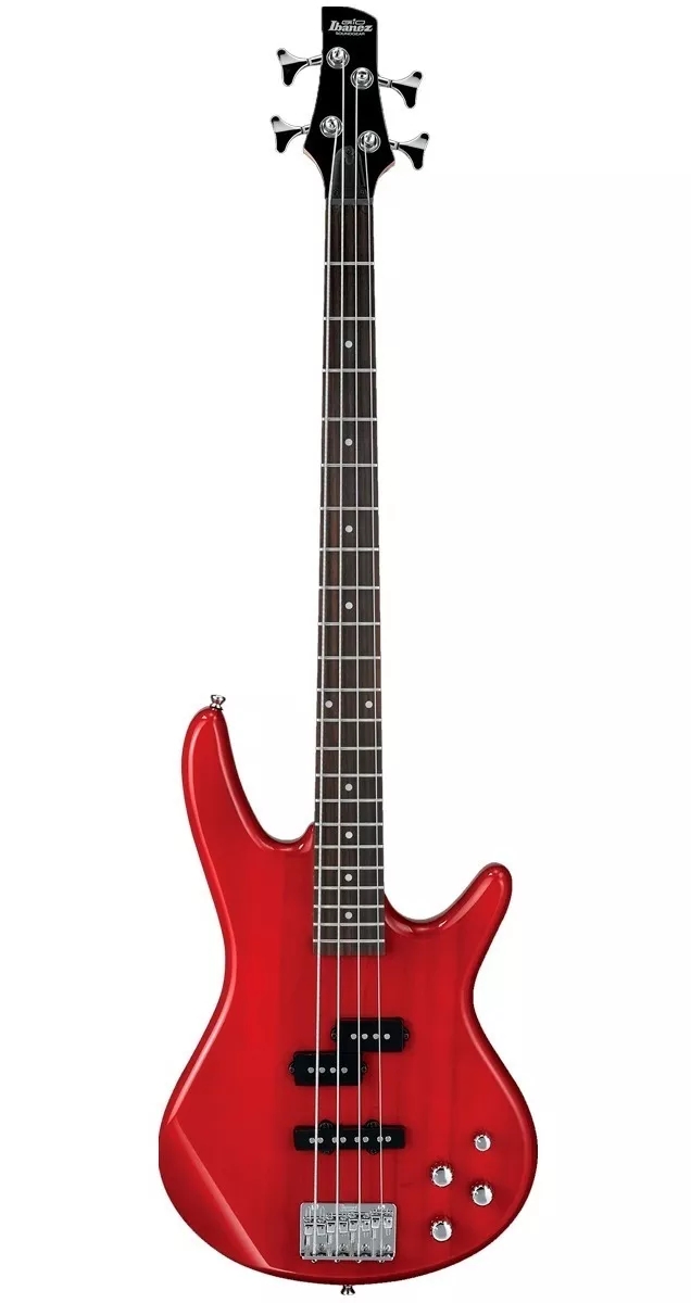 Baixo Ibanez Gsr200 4 Cordas Ativo Transparent Red 