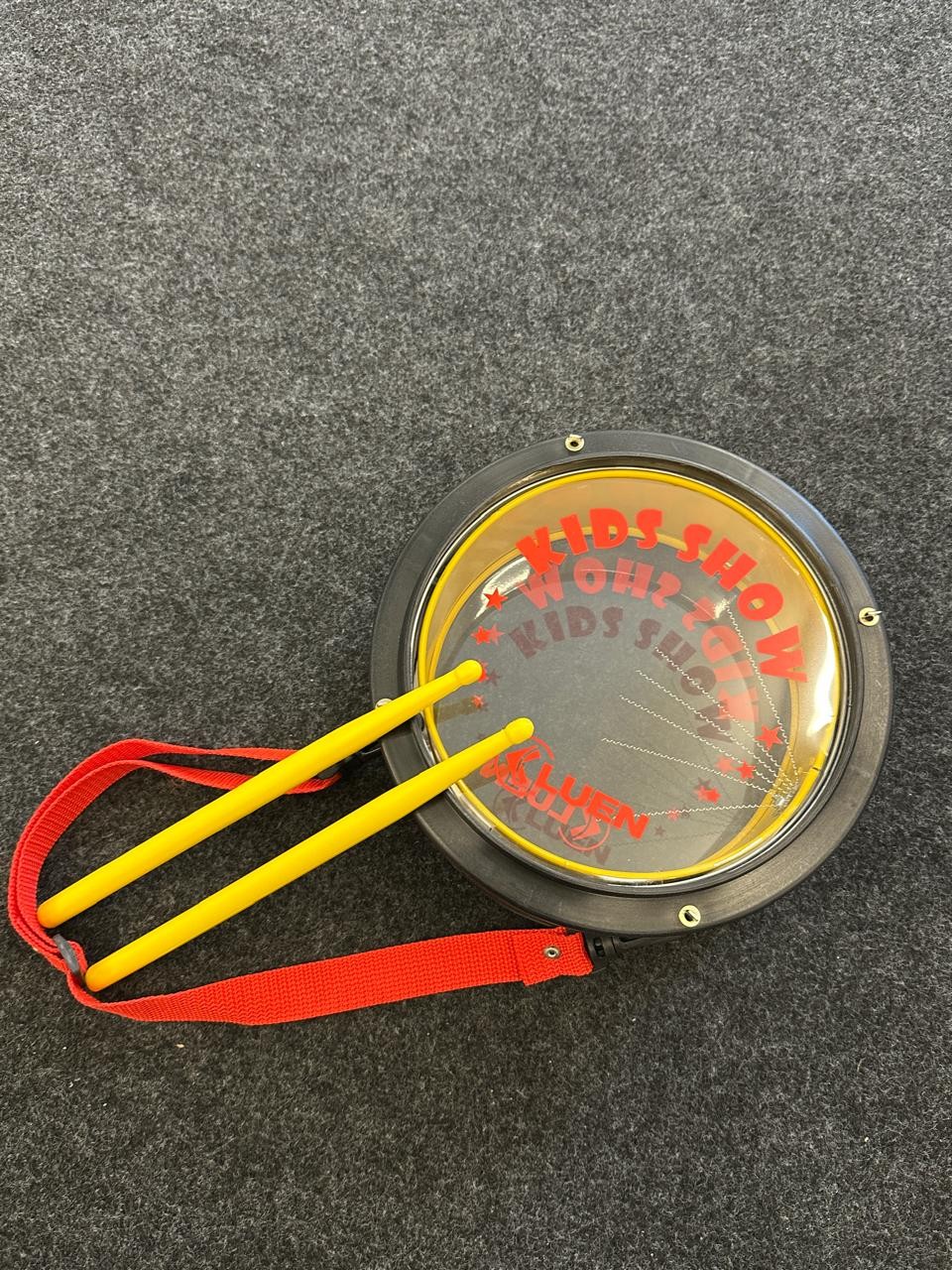 Tarol Infantil Luen 08x08" Kids Show Colorsteel Amarelo 91024 