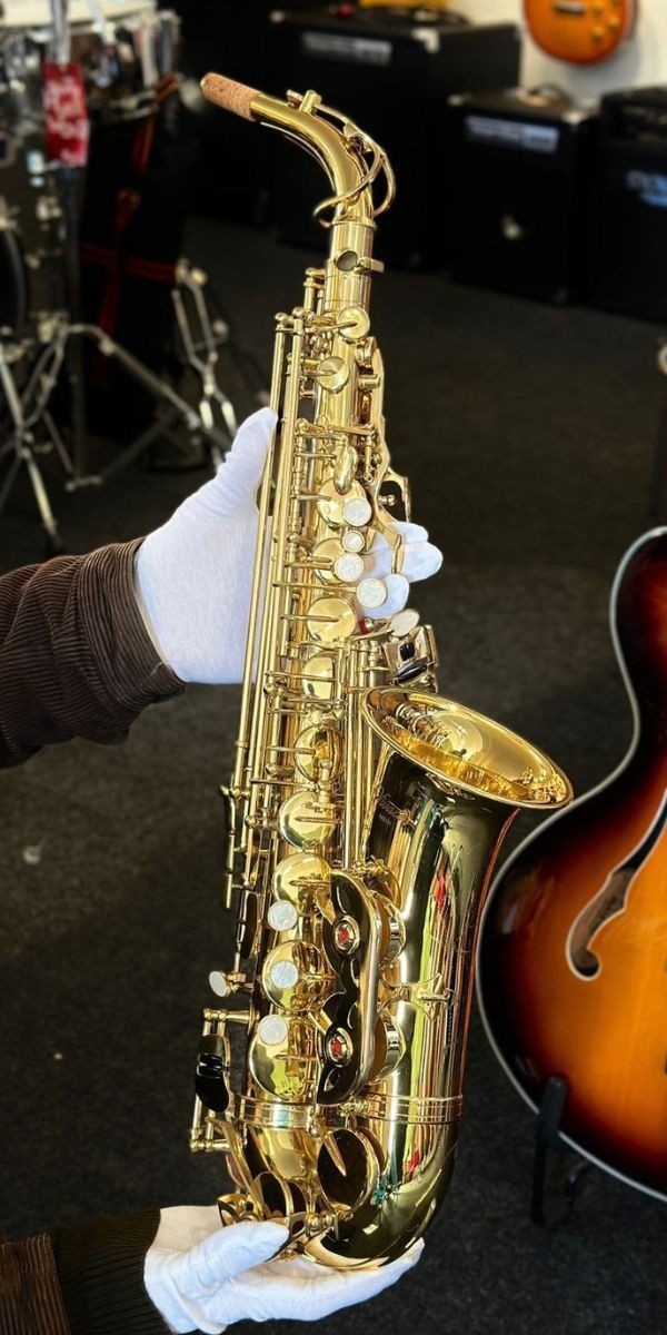 Saxofone Alto Vivace Vas101 eb mi Bemol Laqueado Com Case 